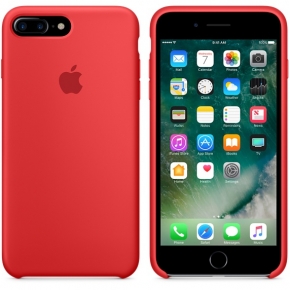 Силиконовый чехол для iPhone 7 Plus, (PRODUCT)RED
