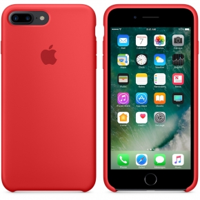 Силиконовый чехол для iPhone 7 Plus, (PRODUCT)RED