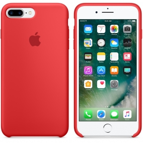 Силиконовый чехол для iPhone 7 Plus, (PRODUCT)RED